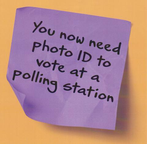 Voter ID needed