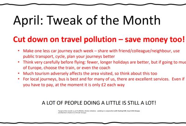 Tweak for April 2023