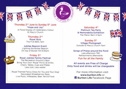 Jubilee events  2022