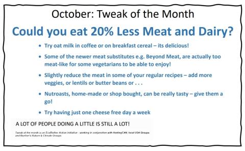 Tweak for October