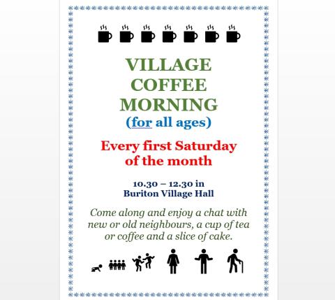 Coffee Morning Generic Poster