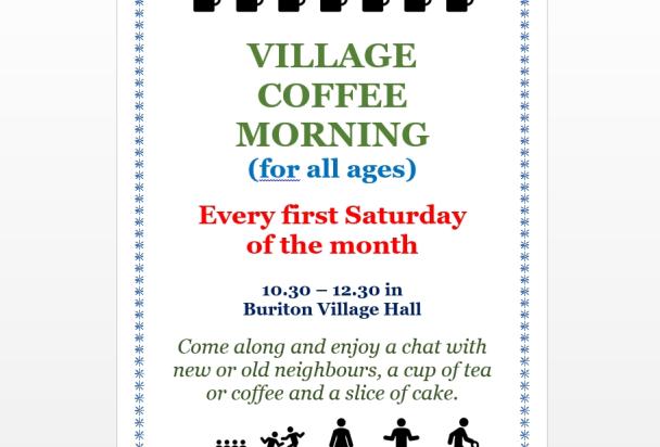 Coffee Morning Generic Poster